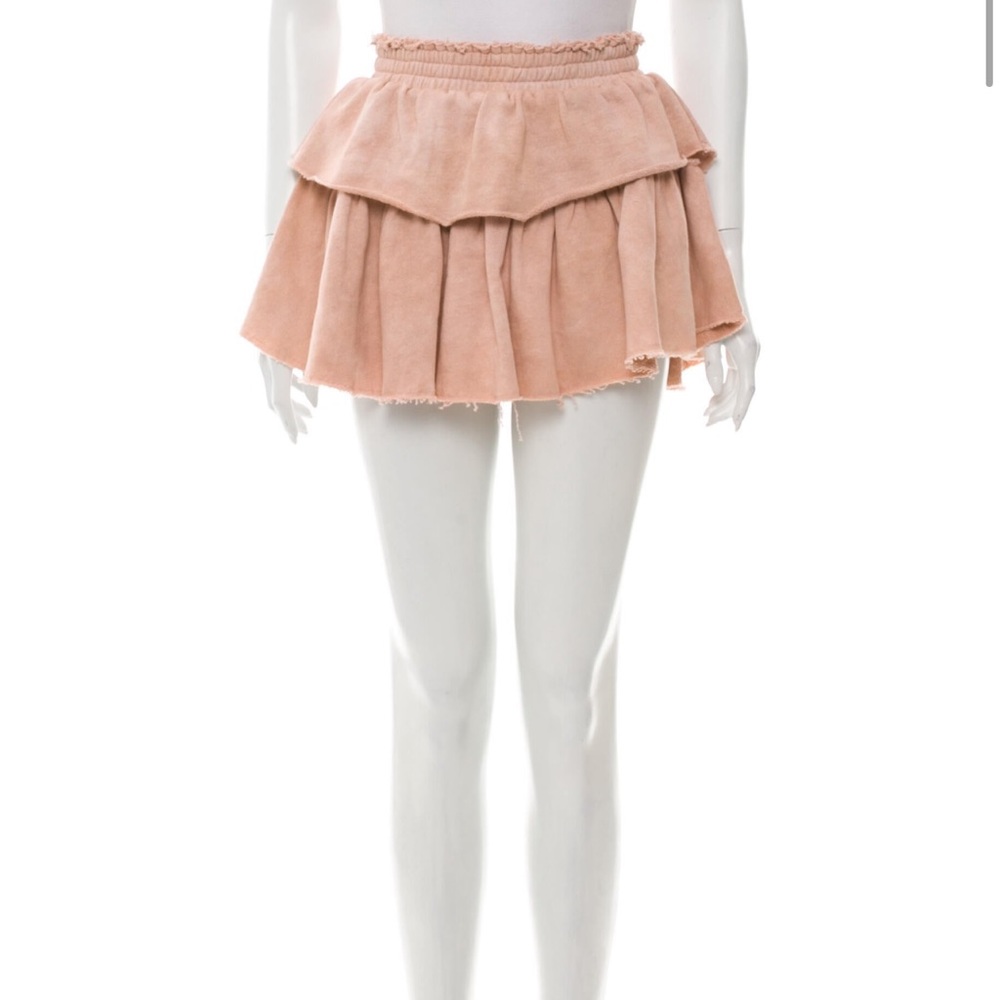 LoveShackFancy Ruffle Mini Skirt